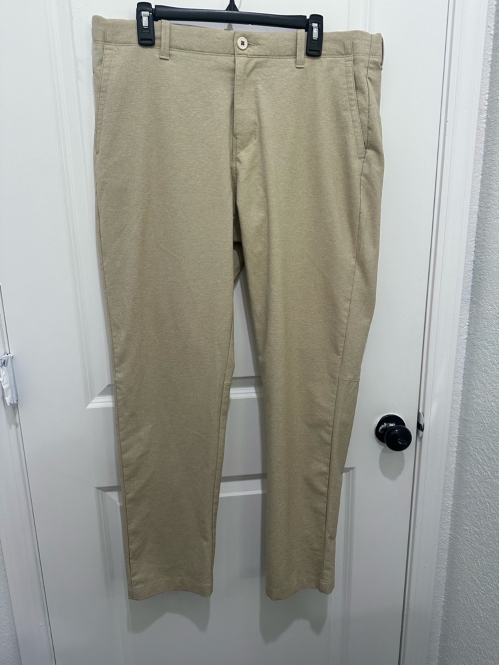 Tommy Bahama On Par Flat Front Pant Men's Tan Chino Pants SZ 36/32